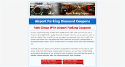 Desktop Screenshot of airportparkingdiscounts.net